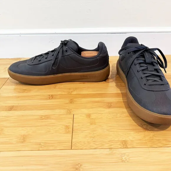 Lululemon Cityverse sneaker, Men's size 12, Grey Vegan leather with gumsole - Picture 6 of 10